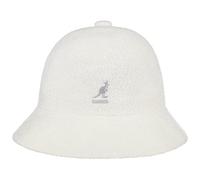 Kangol Sombrero de Tela Bermuda Casual Soft cloché Verano (XL (60-61 cm) - Blanco)