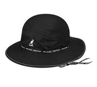 Kangol Sombrero de Tela from The Jump Bucket Mujer/Hombre - Verano con Tira para el mentón Primavera/Verano - XL (60-61 cm) Negro