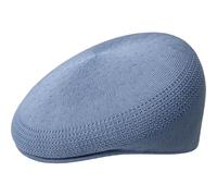 Kangol Tropic Ventair Flatcap 504 - Boina con visera para hombre y mujer, verano - con protección solar primavera-verano, Mezclilla Azul, L