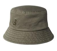 Kangol Washed Bucket Gorro, Verde Oliva, S para Hombre