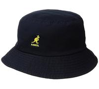 Kangol Washed Cotton Bucket Hat Sombrero de Copa Baja, Azul (Marino), M Unisex Adulto