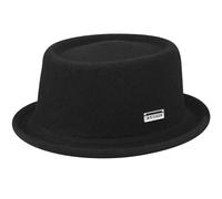 Kangol Wool Mowbray Sombrero Pork Pie, Negro, XL Unisex Adulto