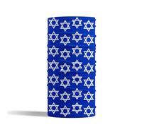KANGQL - Bufanda de bandera israelí, bufanda de bandera israelí, bufanda a prueba de polvo para mujeres y hombres, bufanda de cuello con bandera nacional de Israel, uso al aire última intervensión