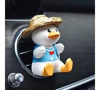 KANGQL Clip ambientador, clip de aromaterapia, lindo pato difusor de perfume para ventilación de aire, accesorios de coche encantadores, regalo de recuerdo para adultos, G