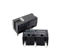 KANGQL Microinterruptor de ratón, 2 unidades de 100 m D2FC-F-7N (100 m), microinterruptor táctil, botón de ratón D2FC 7N Micro caliente