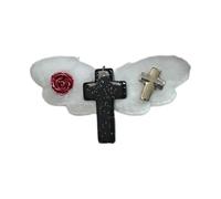 KANGQL Pinzas para el pelo, color blanco, estilo años 2000, pinzas laterales peludas, mini pinzas para el pelo, elaboradas hadas, subcultura, estilo balletcore