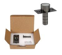 KANGQL Tope de puerta invisible de acero inoxidable magnético para montaje en el suelo, tope oculto para puerta