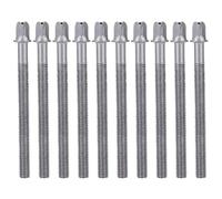 KANGQL Tornillos de tambor, 10 tornillos de tambor, tornillos de lengüeta de tambor, tornillos de lengüeta de tambor de caja, tornillos de tensión de tambor, varillas de tensión ajustadas, 6 mm x 70