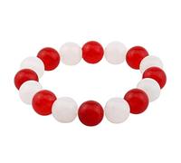 KANGSHUN Pulsera de cuentas de cristal blanco y rojo con cesta de frutas de anime, para mujeres y hombres, accesorios de cosplay, Metal, no conocido