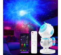 Kangtaixin Astronauta Proyector de Cielo Estrellado para Niños, Luz Nocturna LED, Proyector Galaxy con Mando a Distancia, Control de App, Decoración de Habitación Infantil Regalo de Cumpleaños (Azul)