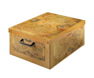 Kanguru Caja de Almacenamiento en cartòn Lavatelli, Modelo Marco Polo, Media 32x42x21cm (028 MP), Mediana