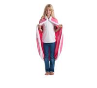 Kanguru Mantel con Capucha, con diseño y Colores de Princesa, Suave y con Gancho para Cerrar la Parte Delantera, para niñas.