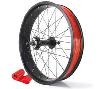 KANGXYSQ Juego De Ruedas 20/24/26X4,0-4,9'' Fat Bike Freno De Disco Rueda Delantera Y Trasera Llanta De Aleación De Aluminio 36H Buje Liberación Rápida 135 Mm/195 Mm(Rear,24")