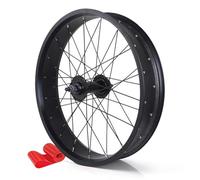 KANGXYSQ Juego De Ruedas 20/24/26X4,0-4,9'' Fat Bike Freno De Disco Rueda Delantera Y Trasera Llanta De Aleación De Aluminio 36H Buje Liberación Rápida 135 Mm/195 Mm(Front,26")