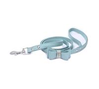 KANGYEBAIHUODIAN Ajuste for Correa de arnés for Mascotas con Diamantes de imitación Cristal ostentoso Correa de Pecho Ajustable Lazo de Gamuza Suave Cuero Envío Directo (Color : Leash