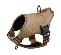 KANGYEBAIHUODIAN Ajuste for Paso en Cinta mágica, Malla Transpirable Ajustable, sin tirones, Conjunto de arnés for Exteriores for Perros pequeños y medianos (Color : Yellow, Size : L)
