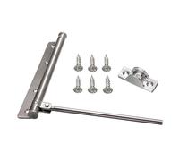 KANGYEBAIHUODIAN Apto for cierrapuertas Fuerza de resorte único Montado en superficie ajustable Acero inoxidable Cierre automático Herrajes for puertas resistentes al fuego 45 kg