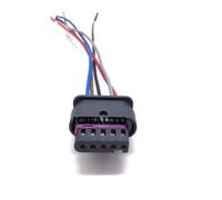 KANGYEBAIHUODIAN Sensor de flujo de Air masivo de 5 pines, arnés hembra MAF, Cable conector Pigtail 4F0973705 apto for Audi A6 A4 Volkswagen J Etta