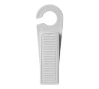 KANGYEBAIHUODIAN Tope de puerta de silicona, bloque absorbente de golpes reutilizable, Topes de puerta con cuña, almohadillas for manija, anticolisión for el hogar y la Oficina(White,2PCS)