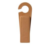 KANGYEBAIHUODIAN Tope de puerta de silicona, bloque absorbente de golpes reutilizable, Topes de puerta con cuña, almohadillas for manija, anticolisión for el hogar y la Oficina(Brown,2PCS)