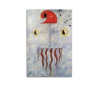 KANGZENG Joan Miro Pintor Works (Cabeza de un campesino catalán (2) pósteres artísticos impresos para pared, lienzo, obras de arte estéticas para habitación, 60 x 90 cm