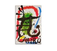 KANGZENG Joan Miro Pintor Works (obra de arte 8) pósteres artísticos para pared, lienzo, sala de estar, dormitorio, decoración, obras de arte de 50 x 75 cm