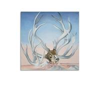 KANGZENG Póster artístico de Georgia O'Keeffe Painter Works (From The Faraway, Nearby), lienzo decorativo para pared, dormitorio, moderno, impresión para el hogar, 50 x 50 cm