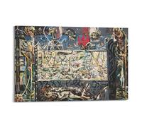 KANGZENG Póster artístico de Jackson Pollock Painter Works (Guardianes del Secreto) para pared, lienzo para colgar, ideal para decoración del hogar, 20 x 30 cm