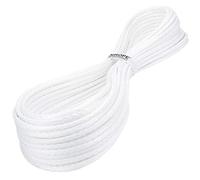 Kanirope® Dyneema - Cuerda trenzada (8 mm, 12 hebras, SK78, revestimiento térmico, 8 mm), color blanco
