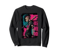 Kanji de Street Warrior Girl Sudadera