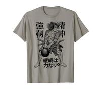 Kanji japonés con Pesas Rusas Samurai Warrior Gym Camiseta