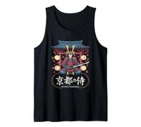 Kanji japonés de Kioto Samurai Vintage Torii de otoño Camiseta sin Mangas
