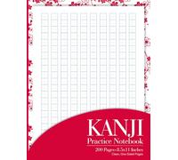 Kanji Practice Notebook: Gridded Pages for Japanese Writing