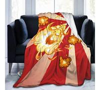 KANKANHAHA - Manta de felpa para sofá o silla, supernatural, ultrasuave, suave, con estampado de Kirby Fire Super Smash Bros