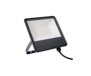 Kanlux Proyector LED AC220-240 50W 6000lm (400W) 100° impermeable IP65, negro, 180 x 241 mm, color blanco natural 4000K