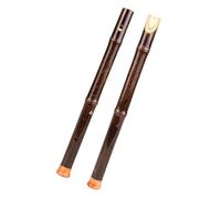 KANLVU Bambú PúRpura Flauta Dulce 6 Agujeros Flauta Soprano Sin Membrana Flauta Vertical Pico Plano Principiante Flauta Madera Instrumentos Musicales(G key)