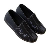 KANLVU Chinos Tradicionales Zapatillas Kung Fu para Hombres Y Mujeres Antiguo Pekín Tai Chi Zapatos De Artes Marciales para Wing Chun Qi Gong(45 EU)