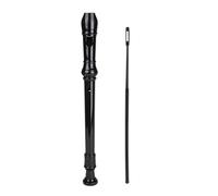 KANLVU Flauta Dulce Soprano con Herramientas fe Limpieza Manual Flauta Escolar Para Principiantes, Amantes De Música Estudiante Arpa Flauta(Negro)