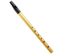 KANLVU Flauta Dulce Soprano Digitación Alemana 6 Agujeros Flauta Escolar Para Niños Principiantes, Estudiantes Educación Musical Flauta De Pico Irlandesa Flautín(Gold,C key)