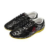 KANLVU Tai Chi Zapatos para Mujer Y Hombre Ligeros Kung Fu Zapatos para Artes Marciales para Entrenamiento, Deportes, Competiciones Piel De Vacuno Zapatos De Taekwondo(32EU,N)