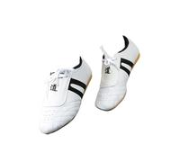 KANLVU Zapatillas De Taekwondo para Hombres Y Mujeres Zapatillas De Tai Chi Y Kung Fu De Alto Rendimiento para Artes Marciales Y Karate con Suela Ligera Y Diseño Antideslizante(39 EU,Black Straps)