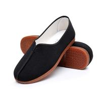 KANLVU Zapatillas Kung Fu para Hombres Y Mujeres Flexibles Artes Marciales Tai Chi Zapatos con Suela De Goma Antideslizante, Zapatos De Tela para Practicar, Actuar Y Hacer Ejercicio(40 EU)