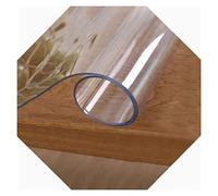 KANMR Protector de Mesa de PVC Transparente Insípido Vidrio Blando Manteles Impermeable Anti-Quemaduras,Tamaños Múltiples de 1,5/3,0 Mm de Espesor (3.0mm,70x120cm)