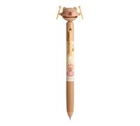 Kanoauo Bolígrafos de tinta, lindo bolígrafo de tinta de gel extensible Capybara | Materiales escolares de secado rápido Accesorios de oficina Accesorios de escritorio para papel, cumpleaños, diario