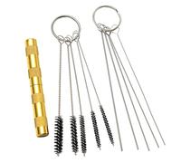 Kanoauo Cepillo Limpiador para Aerógrafo | Herramienta de Limpieza y Reparación para Pistolas de Pintura | Herramienta De Aguja Inoxidable Resistente para Mangos,Uso Doméstico y