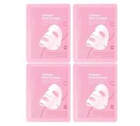 Kanoauo Facial | Productos Faciales Resplandor 4 Piezas | Hidratante Nutritiva Firmeza Tensado Parches | para Ojos Cuello Spa