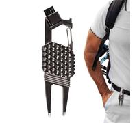 Kanoauo Herramienta Reparadora De Marcas De Pitch para Golf - Multifuncional de Aleación con Marcador de Bolas,Abridor De Botellas, Gadget Ligero para Golfistas, Limpiador De Surcos para Personas Que