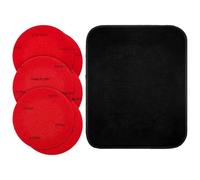 Kanoauo Juego de almohadillas de lijado para bolos | Almohadilla de lijado y juego de paños para renovación de superficies - Accesorios de pulido y herramientas de limpieza para jugadores