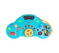 Kanoauo Juguete De Volante,Juego Didáctico Multifuncional Infantil con Luces Y Sonido,Juguete para Conducir Coche | para Juego Compras Paseo En Coche Fiesta Aula Preescolar Hogar Parque Tiempo En