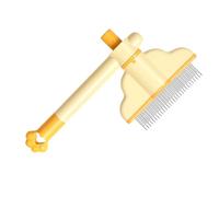 Kanoauo Peine Para La Eliminación Del Pelo De Mascotas - Cepillo Giratorio De Dientes Finos Suave Y Cómodo | Peine Para El Aseo De Gatos - Para Baño Ducha Interior Exterior Cachorro Gatito Masaje
